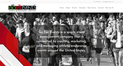 Desktop Screenshot of gofarevents.com